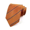Bow Ties à cravate masculine Classic Grid Stripe 8cm Jacquard Necktie Corbatas Robe Fashion Accessories Daily Wear Cravat Wedding Party Giftbow