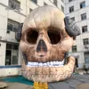 Crâne Gonflable Géant Suspendu 6m Énorme Masque Modèle Air Blow Up Diable Ghostface Ballon Pour La Scène De Concert Et La Décoration D'halloween