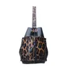 Evening Bags Warehouse Women PU Leather Handbag Leopard Side Pocket Large Capacity Dom1091911Evening