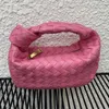Cowhide MINI Jodi Bag Women Knot clutch bag Leather weaving Jode Bags Luxury Designer Weave Handbag Brand Hobo Knit Tote Wallet La282x