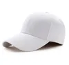 Casquette en coton Casquette de baseball Écran solaire pour adultes enfants Couleur unie Hommes Femmes Réglable Classique Plaine Papa Ball Caps