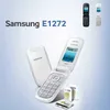 Telemóveis remodelados Samsung E1272 GSM 2G Slide Cover para idosos estudantes Mobile Phone8673170