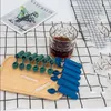 Bar Keuken gereedschap Voedsel Grade Siliconen Mini Ice Stick Mold 6-grid Icicle-vormen met deksel ijsvorm voor kleine mond ingeblikte gebottelde dranken Diy Ice-Maker ijsbox ZL1238