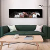 Grande taille moderne animaux affiches et impressions mur Art toile peinture Six chevaux photo pour salon Cuadros décor pas de cadre