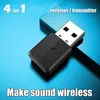 USB Wireless 5.0 Audio Receiver Sender Drahtloser Musikadapter 3,5 mm AUX-Buchse für Auto TV PC Lautsprecher Kopfhörer