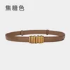 Belts Korean Style Belt Women's Fashion Adjustable Cow Leather Small Waist Cover With Decorative Skirt And BeltBelts Fier22