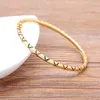 Nouveau design 14 styles mode or couleur féminine bijoux en cristal bijoux en cuivre zircon bracelets pour femmes charmantes bracelets CZ cadeau
