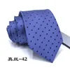 Papillon 100% seta per uomo moda classico jacquard punto collo uomo blu navy cravatta regalo festa abiti a righe TieBow Emel22