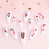 False Nails 24pc Valentine Press On Fake Coffin Love Heart With Lim Nail Art Slip Files Stick-on Tips Accessories Set Be1984 Prud22