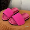 Designers Smooth Calfkin Women Sandals Sunset Flat Comfort Mules Padded Front Strap Slippers Fashionable Easy-to-wear 2022