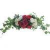 Couronnes de fleurs décoratives arc de mariage Simulation fleur décoration de la maison guirlande porte linteau décorationdécoratif