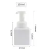 Packing Bottles Office School Business Industrial 250Ml Pet Plastic Hand Sanitizer Bottle Square Foam Pump For Face Cleansing Fast8396048