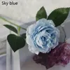 Decorative Flowers & Wreaths Artificial Flower DIY Fake Gypsophila Single Silk Rose Floral Bridal Bouquets Wedding Home Table Garden Party D