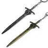 Porte-clés jeu Dark Souls 3 Black Knight Sword, porte-clés Solaire d'Astora, pendentif, bijoux pour hommes