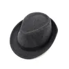 Berretti Autunno e inverno Cappello a cilindro da uomo a tesa piccola in lana Fedora Bucket Warm Old Man HatBerets Wend22