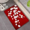 Tapis belle fleur de cerisier paillasson sol chambre décoration salle de bain cuisine décoration tapis