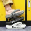 Slippers Jiemiao Men's Quality 4,0cm Plataforma de calcanhar casal casal de moda de casal Flip Flip Light Non Slip Sandals internas 220530