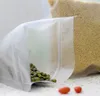 frosted transluent zip lock packaging bags matte zipper clear package bag candy packing pouch69249373942706