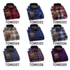 Aoliwenブランドの男性の冬の暖かい長袖のシャツFlannel Plaidの肥厚と快適な大きさ220401