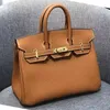 حقائب مصممة Hermee Women 2023 Kellies Handbags Birkins Bag 30 Lychee Basket Bask
