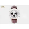 Orologio da polso Panda di lusso personalizzato Bls Dimensioni di fabbrica 43mm Eta 7750 Movimento Cronografo classico dell'aviazione B01