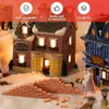 200 sztuk mini cegły do ​​miniaturowego miniaturowego cegieł małego Dollhouse Garden Parts 1 35 Scale 220715