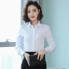 Koreaanse vrouwen shirts katoen vrouwen lange mouw shirts ol witte shirt tops plus size vrouw basic blouses blusas mujer de Moda 210326