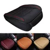 Ultra-Luxury Car Seat Protection Single Seat utan ryggstöd PU Senior läderstol Täck LUDORLESS för de flesta 5-sitsiga sedan SUV H220428