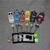 Glass Nectar set for Smoking Hookahs with 14mm Metal Nails Quartz Tips Keck Clip Reclaimer Nector Kit wax dabber tools