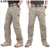 Calças masculinas Pro ix9 II homens Militar Tactical Combat Troushers Swat Exército Mens Cargo ao ar livre Casual Cotton 220826