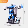 RC Deformation Kids Toys Cool Robots Outdoor Remote Control Sports Vehicle Model Car One Button Gift For Boys 220621