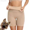 2020 Pantaloncini modellanti antiscivolo a vita alta da donna di grandi dimensioni Taglie forti Biancheria intima modellante Pantaloni dimagranti Slip con Sile L220802