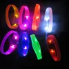 Zabawa LED 7 Kontrola dźwięku migająca bransoletka światła Boguła Muzyka Aktywowana nocna światła klub aktywność Party Party Disco Cheer Toys