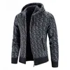 2022 Autumn Inverno Inverno Novo suéteres masculinos A quente caxemira de lã Zipper Cardigan Sweaters Man Casual Knitwear SweaterCoat L220730