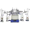 ZZKD Lab Supplies 20L Double Condensers Short Path Distillation with 2 Cold Trap Extraction Set