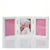 Hand&Foot Print Hands Feet Mold Maker Photo Frame With Cover Fingerprint Mud Set Baby Growth Memorial Gift 201211