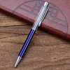Bolígrafo de cristal creativo DIY plateado con bolígrafo publicitario de metal, bolígrafo con poste vacío de diamante, selección de 27 colores Z11