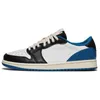 Кроссовки Jumpman 1 Low Women Mens 1s Sports Basketball Trainers Trainers Black Toe Fragment Reverse Mocha Paris Wolf Grey UNC Университет голубой гипер -королевские тренеры