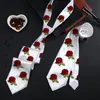 Blank Sublimation Tie for Men Solid White Polyester Neckties Blanks Men's Ties for Weddings Parties