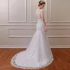 2023 Lace Mermaid Wedding Dresses elegant Sweetheart Tulle Appliques Bridal Gowns Sweep Train Sexy Backless Beach vestidos de noiva