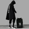 Michalkova japanska sweatshirt Mens Oversize Hoodies Lång kappa Hip Hop Gothic Outwear Streetwear Coat harajuku stil manliga toppar 220402