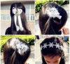 Meisjes accessoires Winter Glitter sneeuwvlok Haarband Kids Party Haar Hoops kroon clips haarbanden bands hoofddeksels AA220323