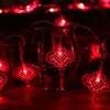 Украшение вечеринки Роуз светодиодные светильники батарея USB Holiday Light String Свадебная рождественская комната Валентина