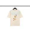 Camiseta masculina de verão, camiseta feminina nova de rua com estampa de desenhos animados para casais, manga curta, tamanho S-XL