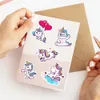 Su geçirmez 10 30 50pcs sevimli hayvan tek boynuzlu at grafiti çıkartmaları karikatür çıkartmaları karikatür scrapbook günlük dizüstü bilgisayar ki2835 için su geçirmez çıkartma