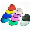 Love Shape Metal Dog Tag Round Pet Id Card Namecard Anti-Lost Cards Tags Drop Delivery 2021 TagId Supplies Home Garden B2Pd9