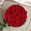 Fleurs décoratives couronnes de rose préservé éternel éternel dans le coffret mariage la Saint-Valentin mères de Noël pour toujours cadeaux d'amour 4828327