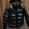 Flera Color Men's Down Jacket Windbreaker Luxury Long Sleeve Men Jackets Puffer Hoodie Clothing dragkedja med brevmönster plus manliga kvinnkläderstorlek M-4XL