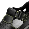 Nova Moda Verão Preto Sapatos de Segurança Respirável para Homens de Tee de Aço e Sola Anti Bot Botas de Segurança Luz Botas de Aço Botas de Trabalho