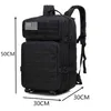 50L Duże pojemność mężczyzn wojskowych taktyczny plecak 3P Softback Outdood Waterproof Bug Buging RucksAck Camping Baging Torby T222277J